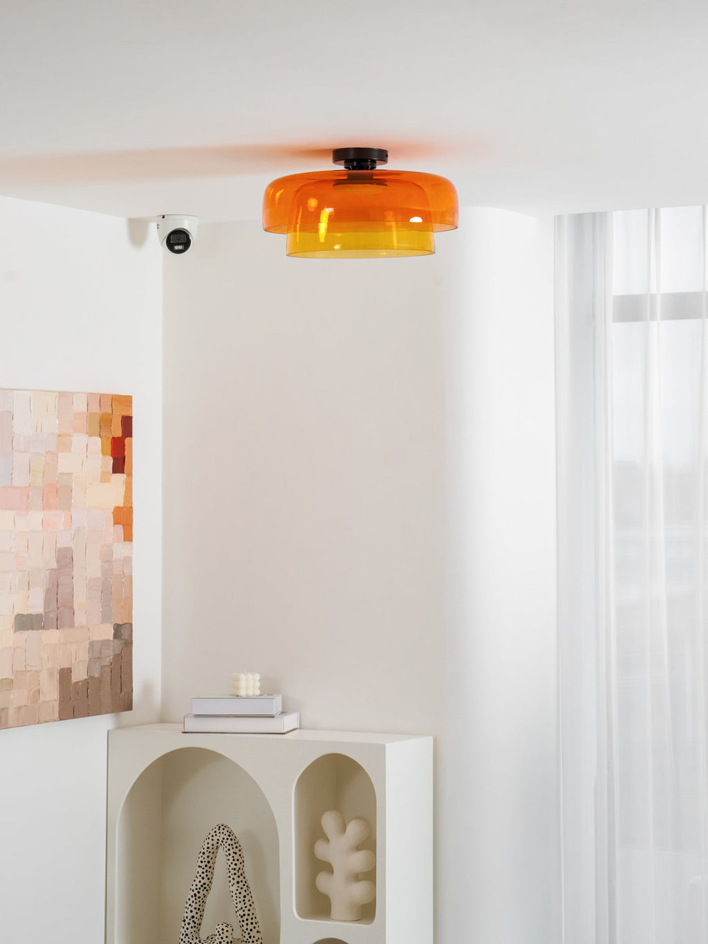 Levels Layered Glass Ceiling Light