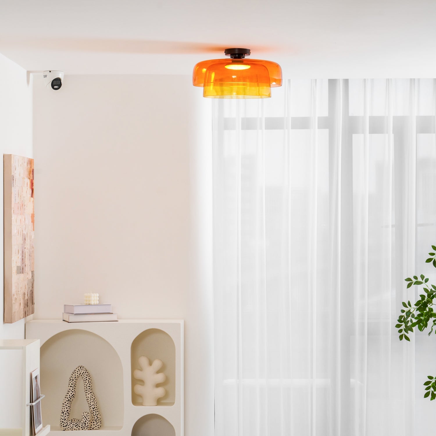 Levels Layered Glass Ceiling Light