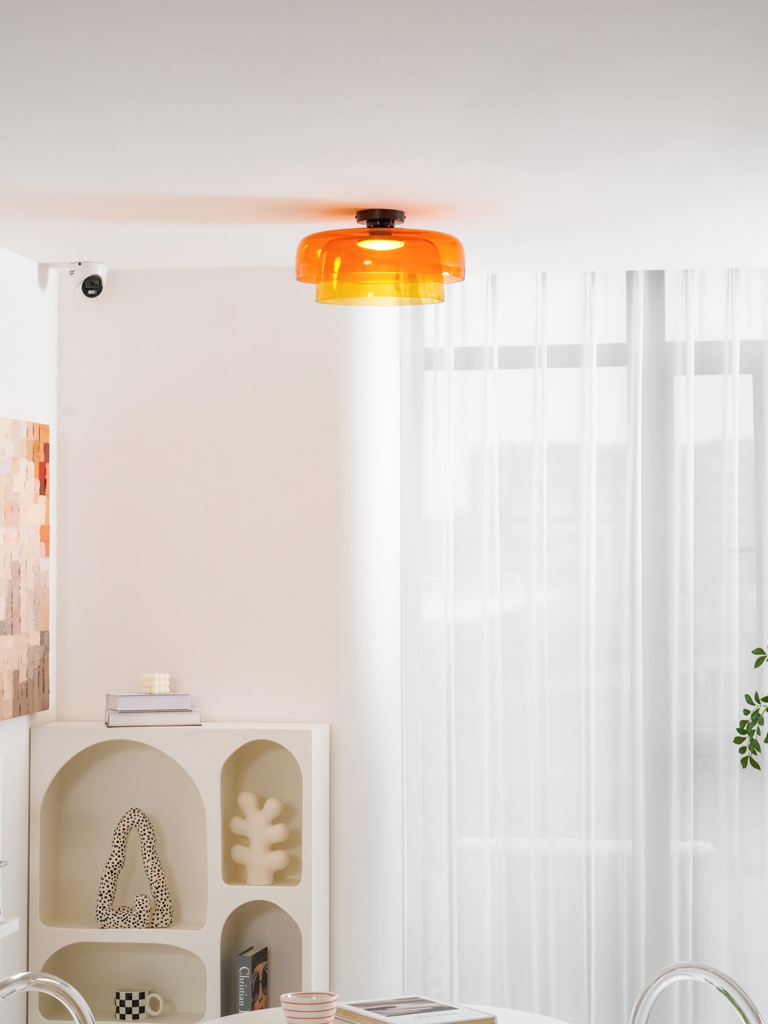 Levels Layered Glass Ceiling Light