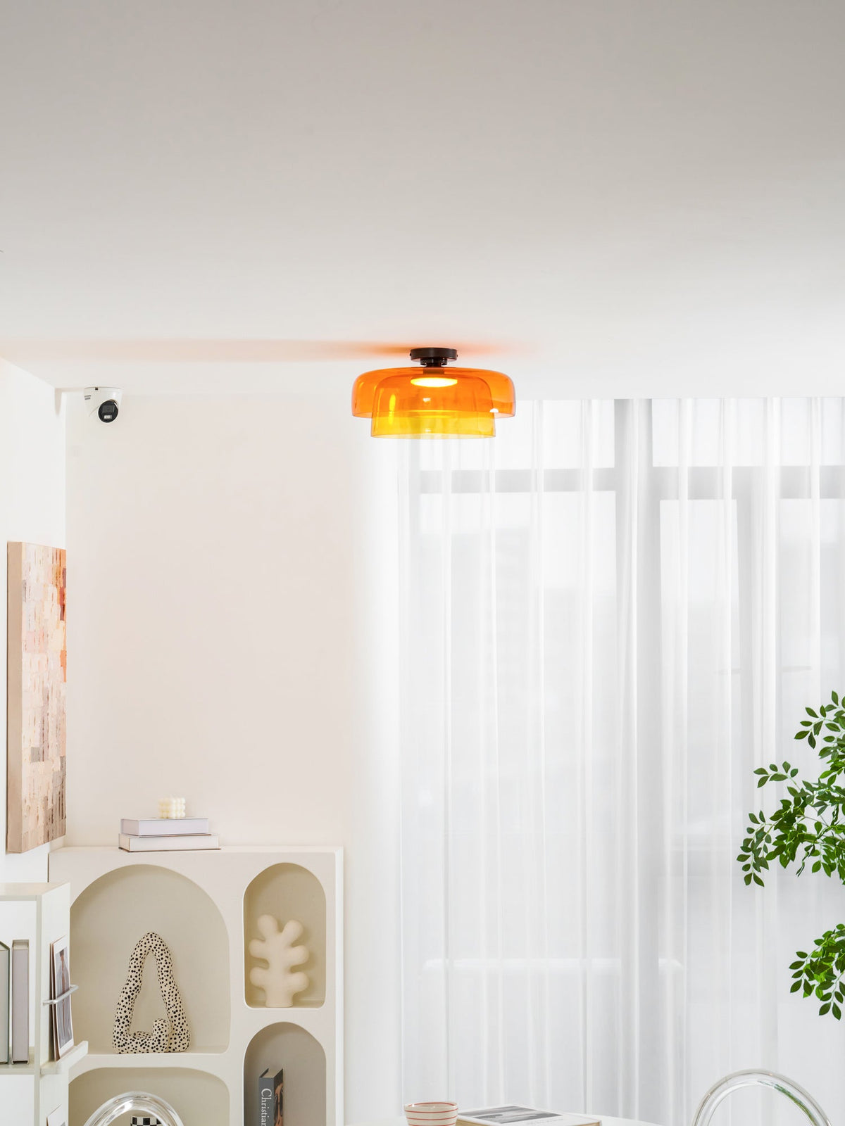Levels Layered Glass Ceiling Light