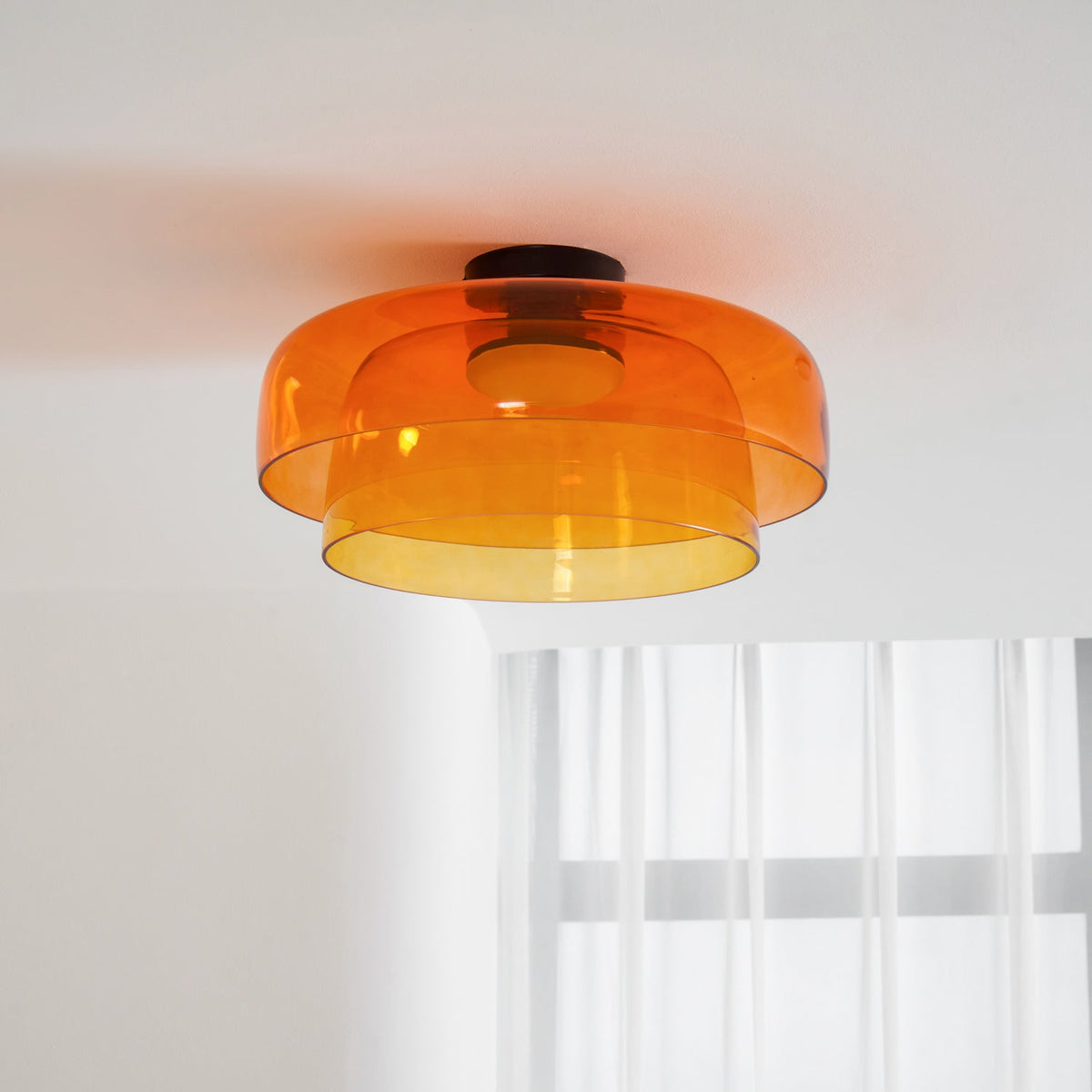 Levels Layered Glass Ceiling Light