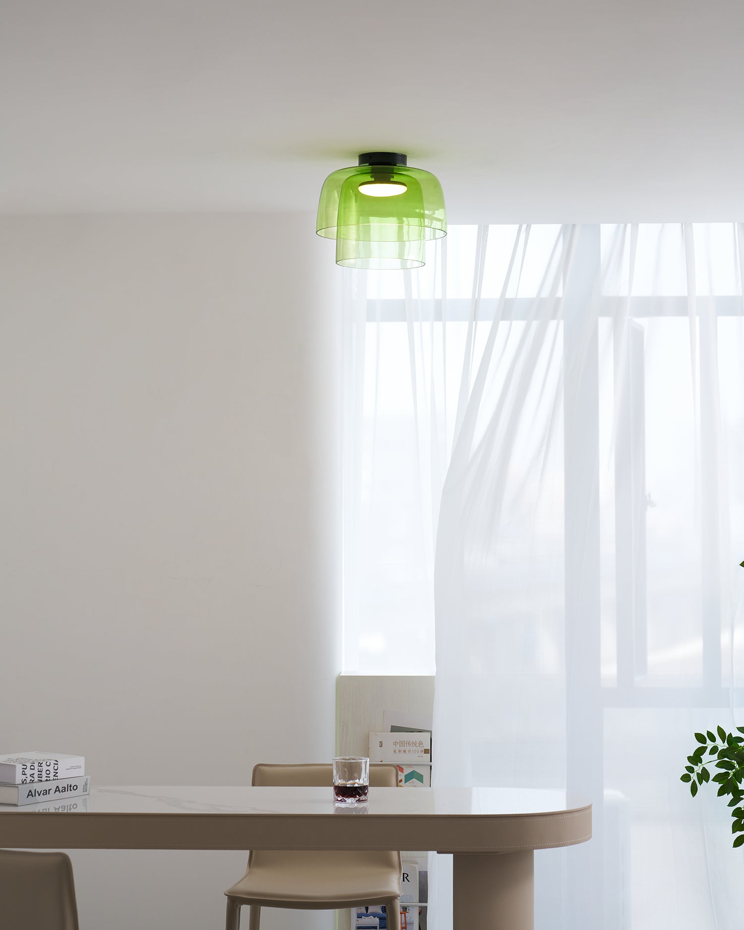 Levels Layered Glass Ceiling Light