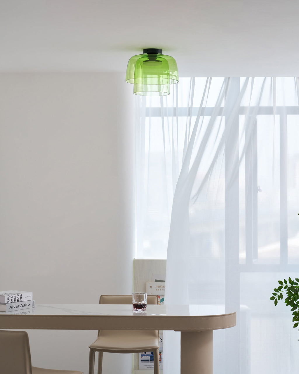 Levels Layered Glass Ceiling Light