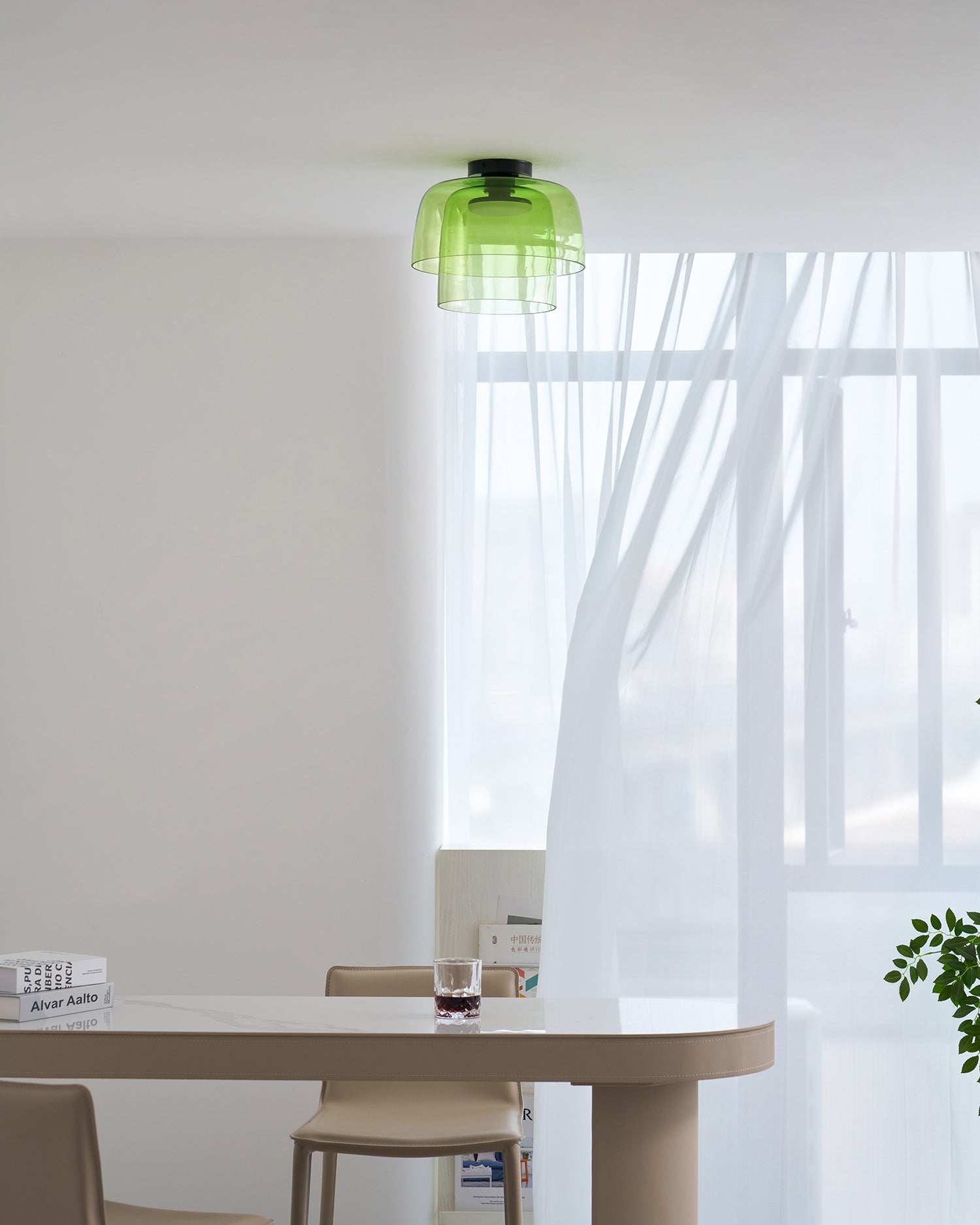 Levels Layered Glass Ceiling Light