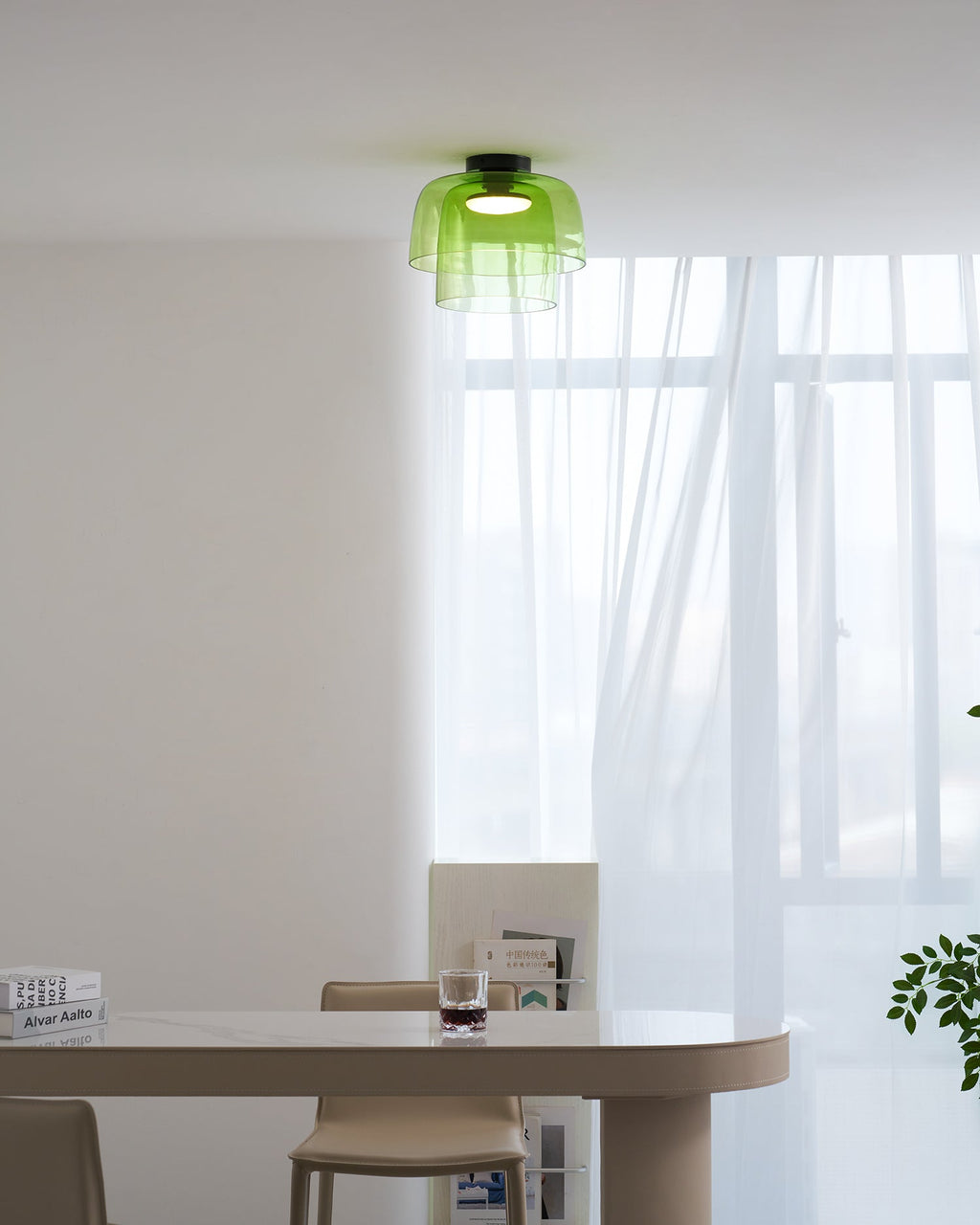 Levels Layered Glass Ceiling Light