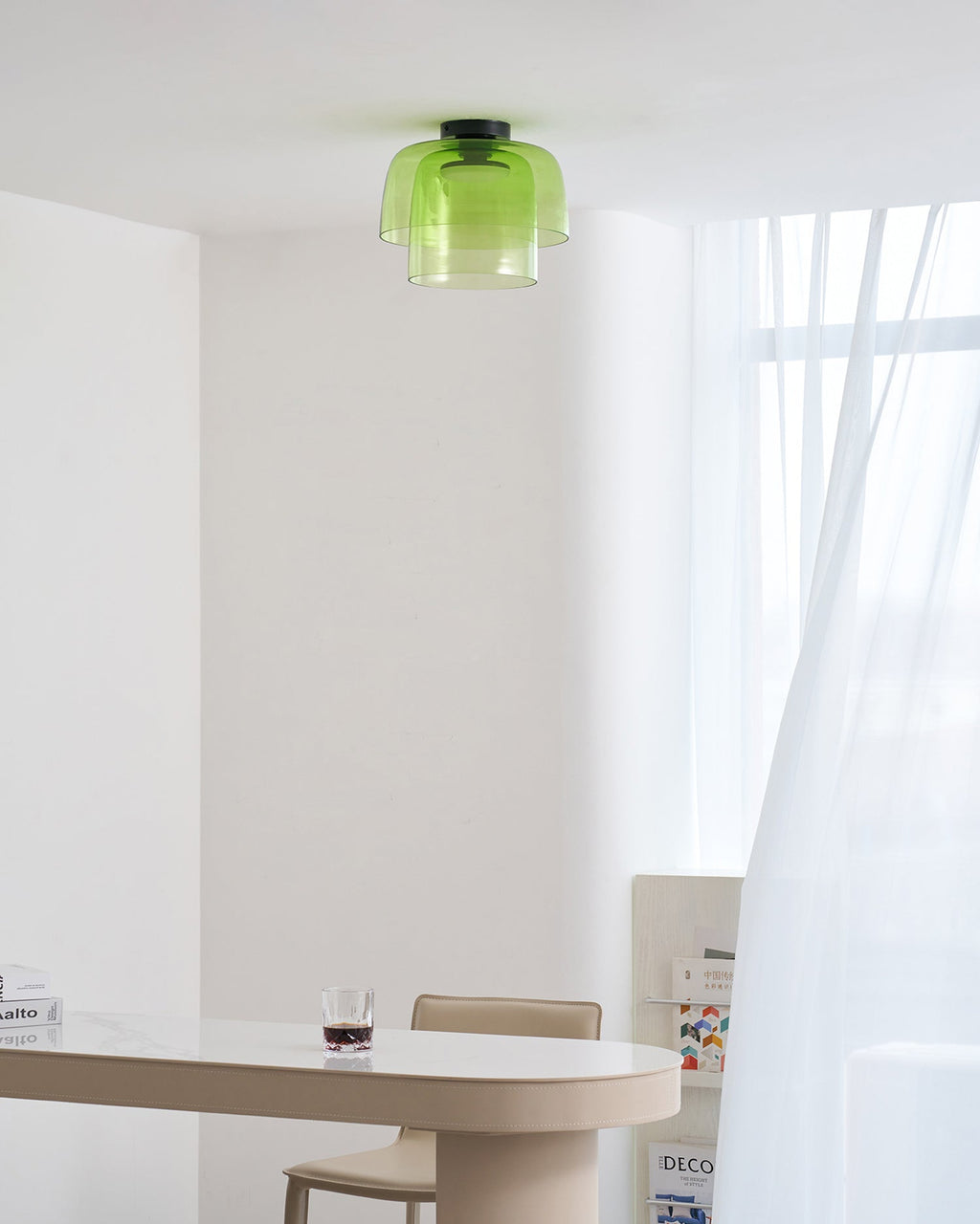 Levels Layered Glass Ceiling Light