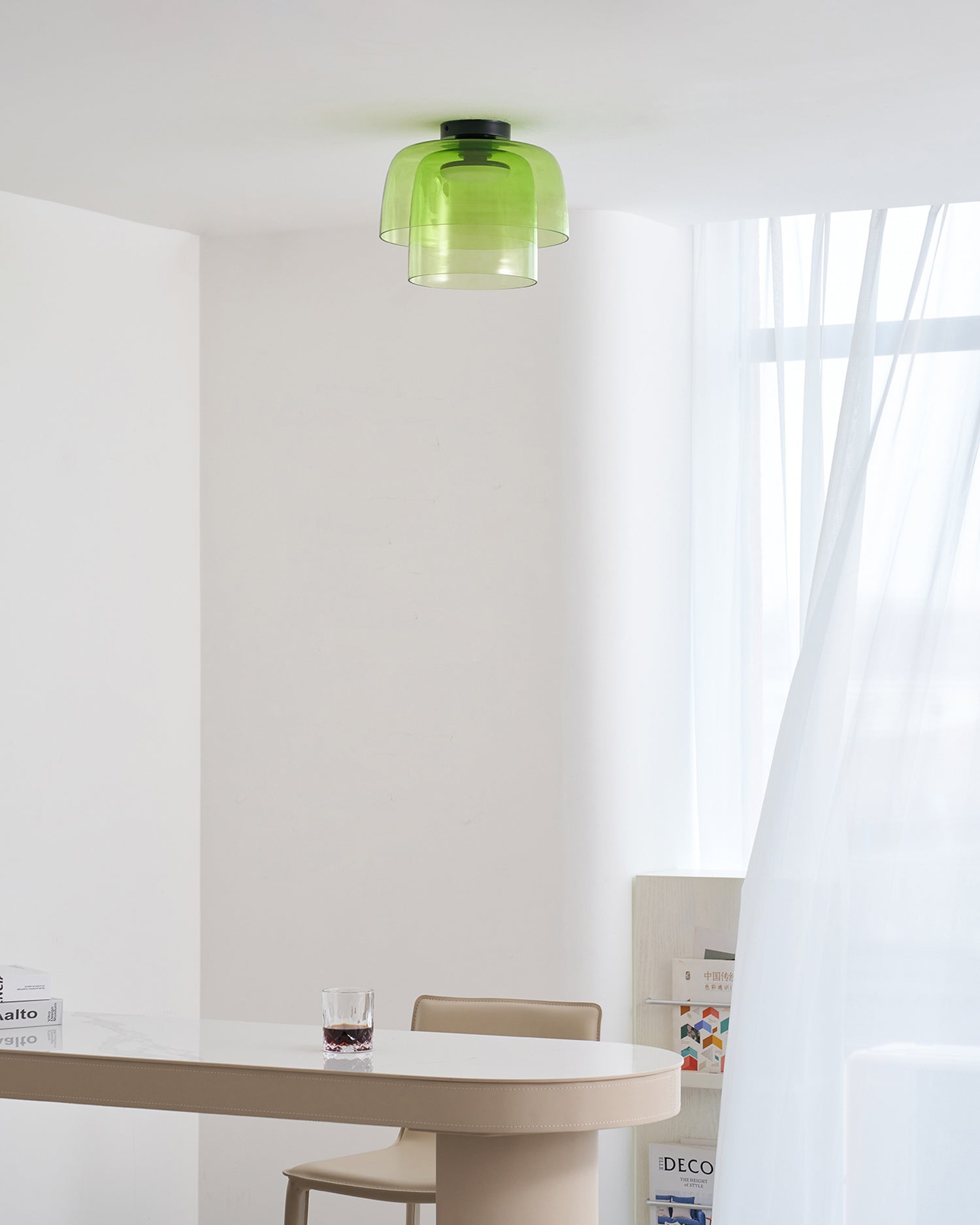 Levels Layered Glass Ceiling Light