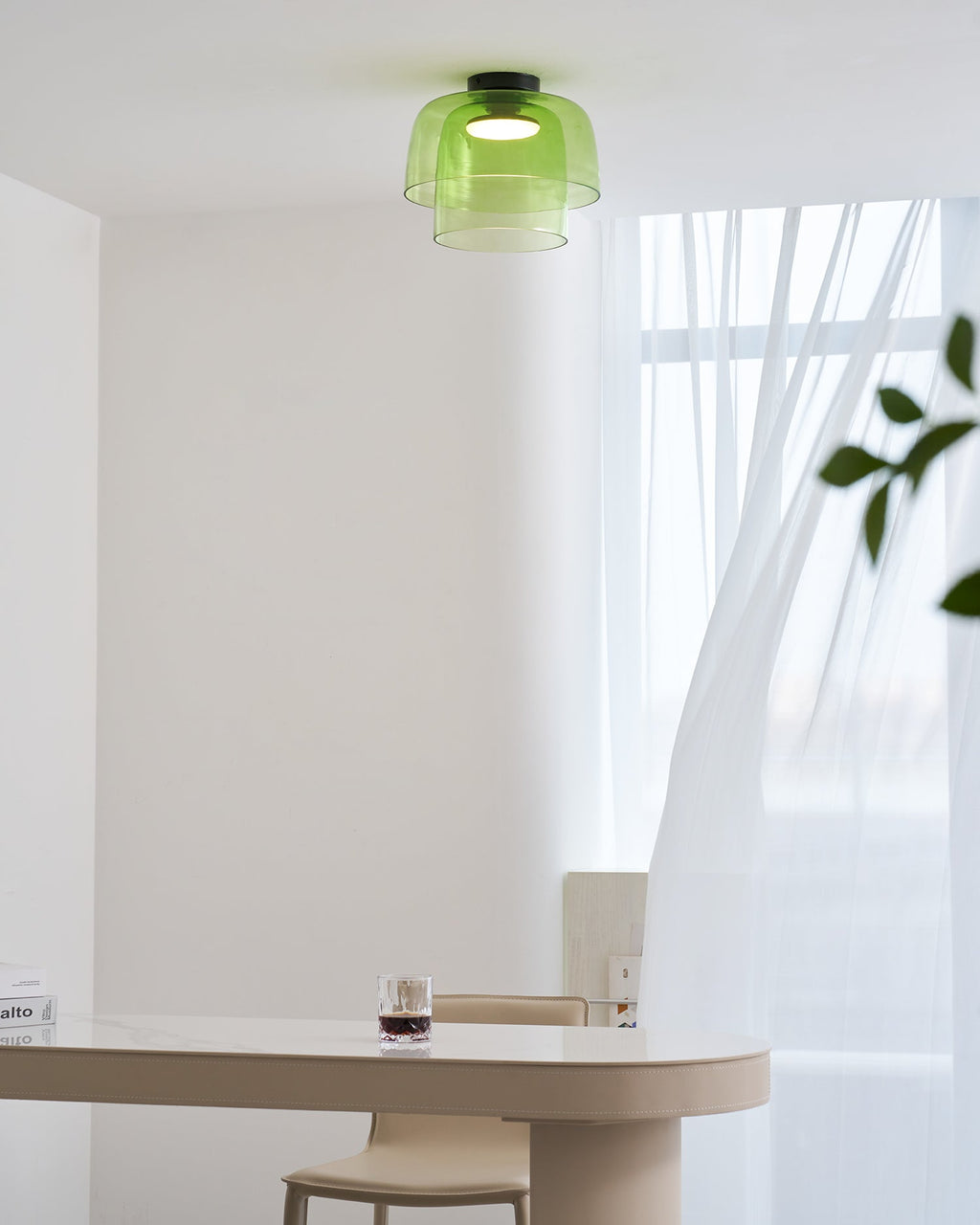 Levels Layered Glass Ceiling Light
