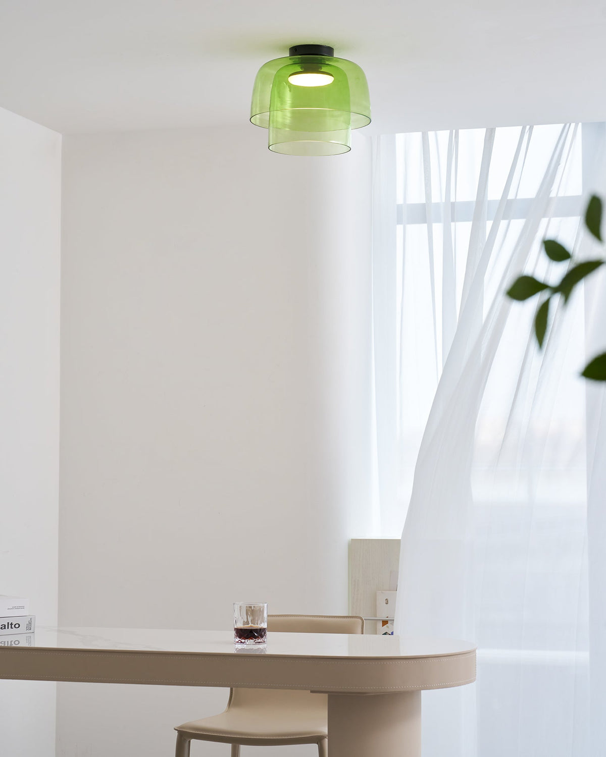 Levels Layered Glass Ceiling Light