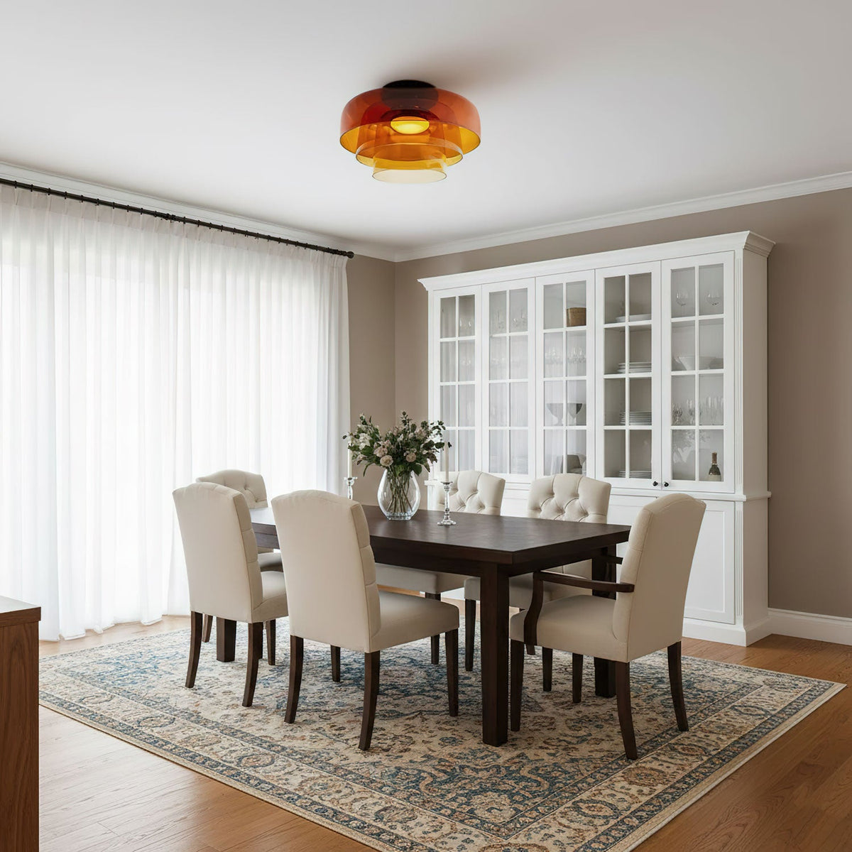 Levels Layered Glass Ceiling Light