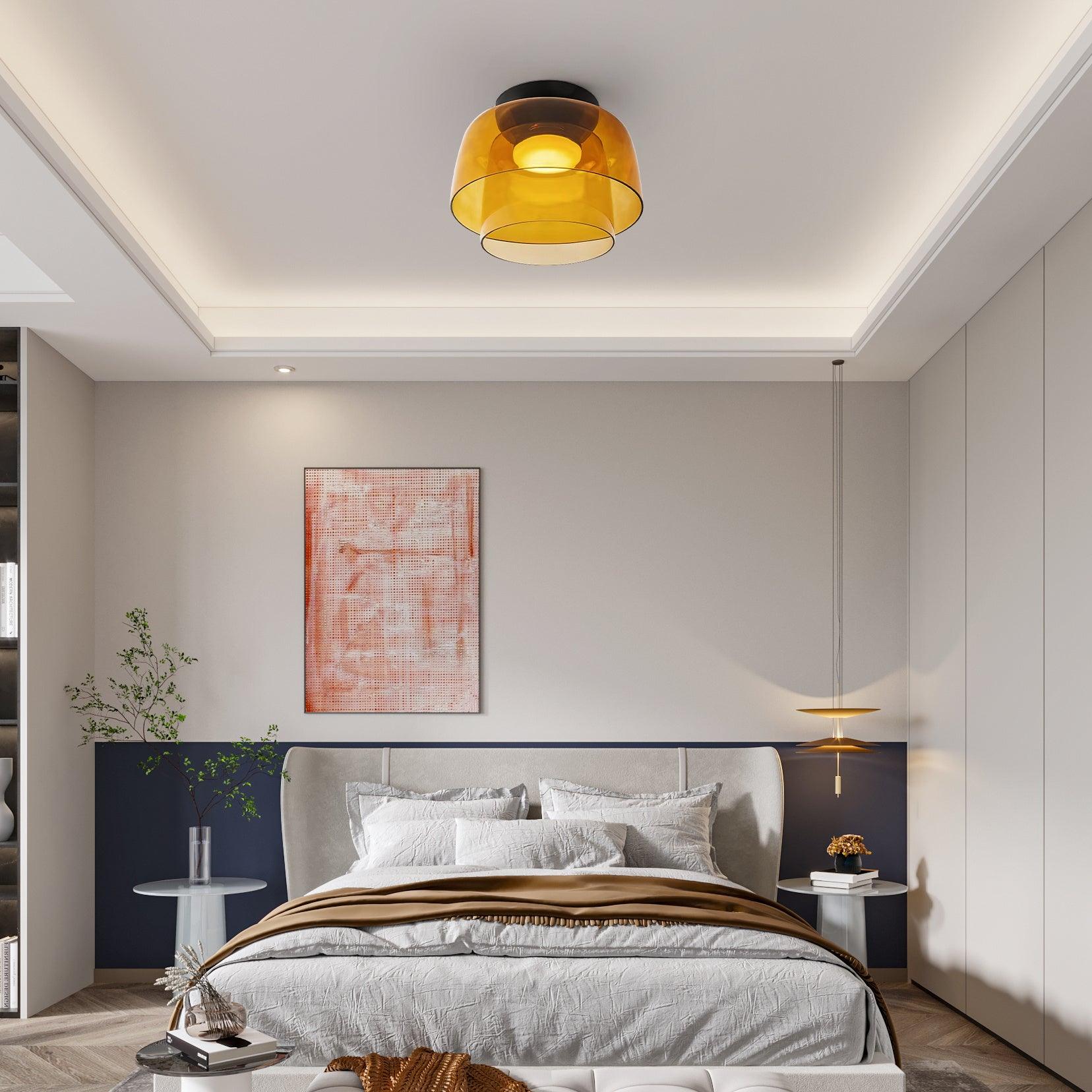 Levels Layered Glass Ceiling Light