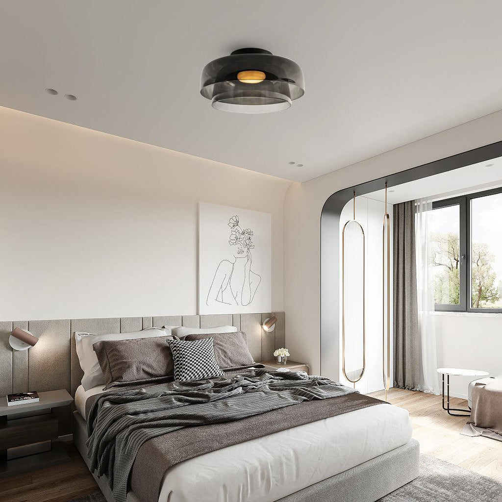 Levels Layered Glass Ceiling Light
