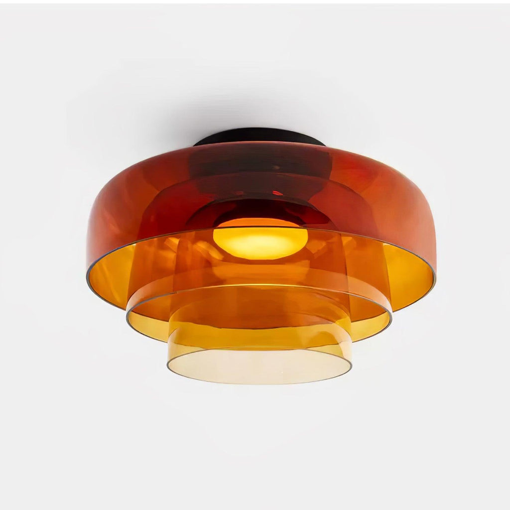 Levels Layered Glass Ceiling Light