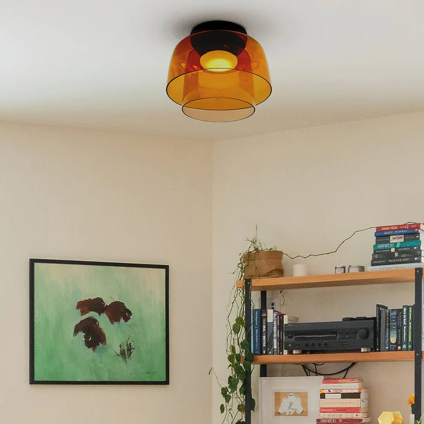 Levels Layered Glass Ceiling Light