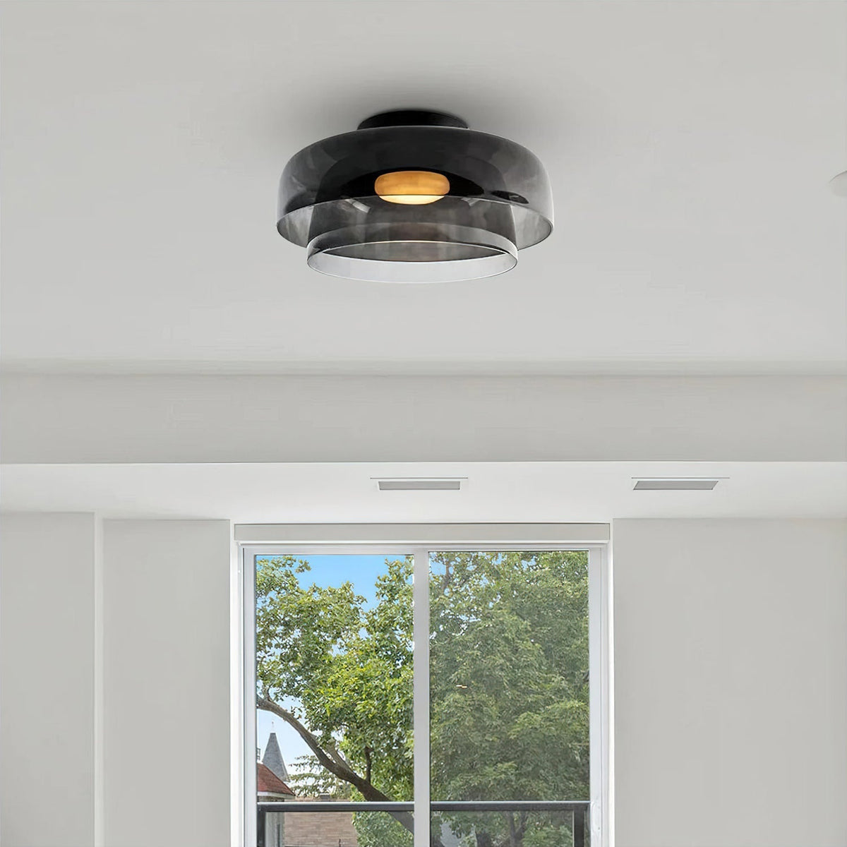 Levels Layered Glass Ceiling Light