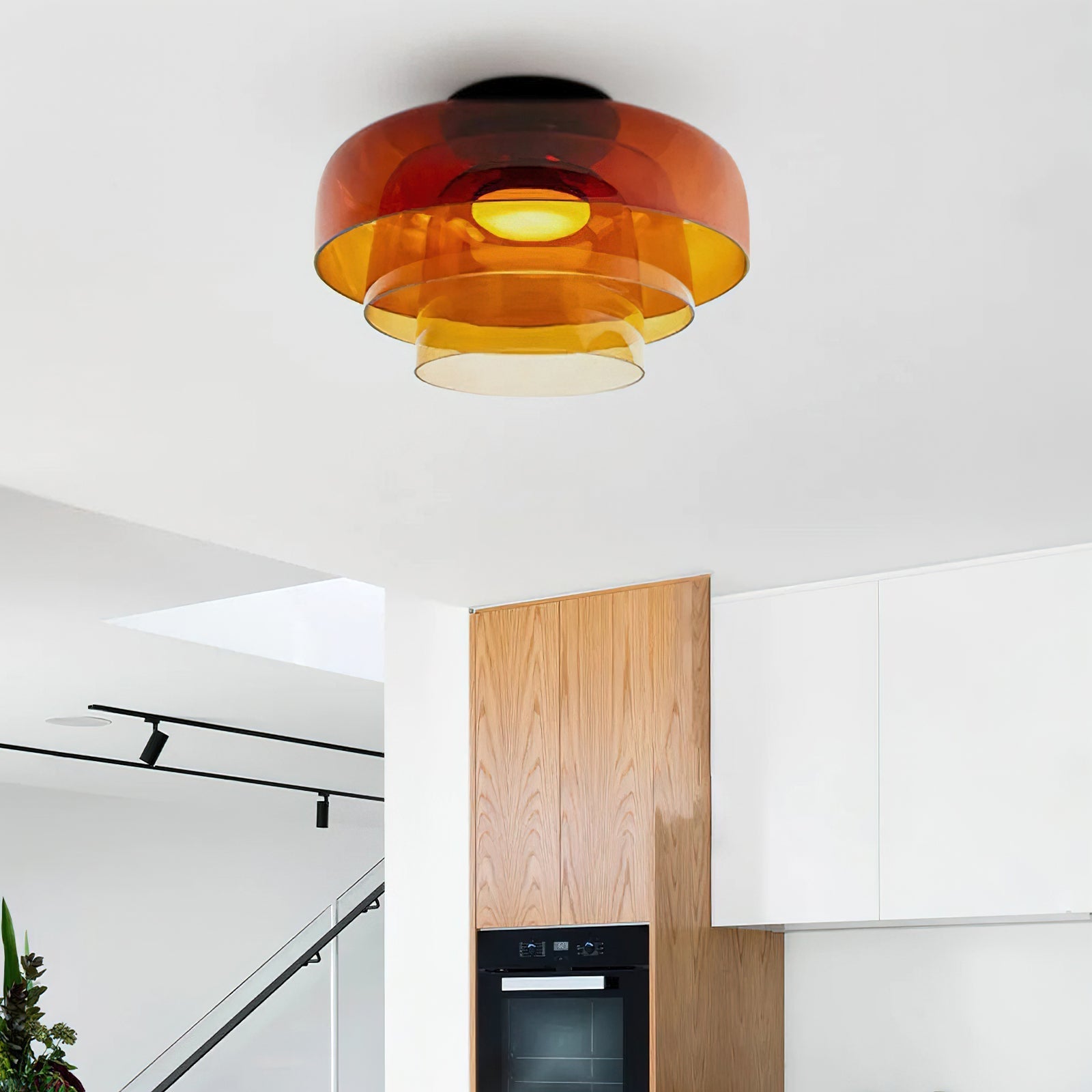 Levels Layered Glass Ceiling Light