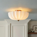 Liorah Daisy Glass Semi-Flush Ceiling Light