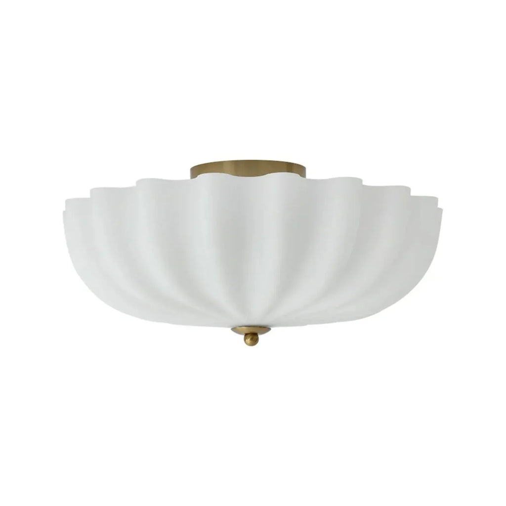 Liorah Daisy Glass Semi-Flush Ceiling Light