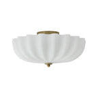 Liorah Daisy Glass Semi-Flush Ceiling Light