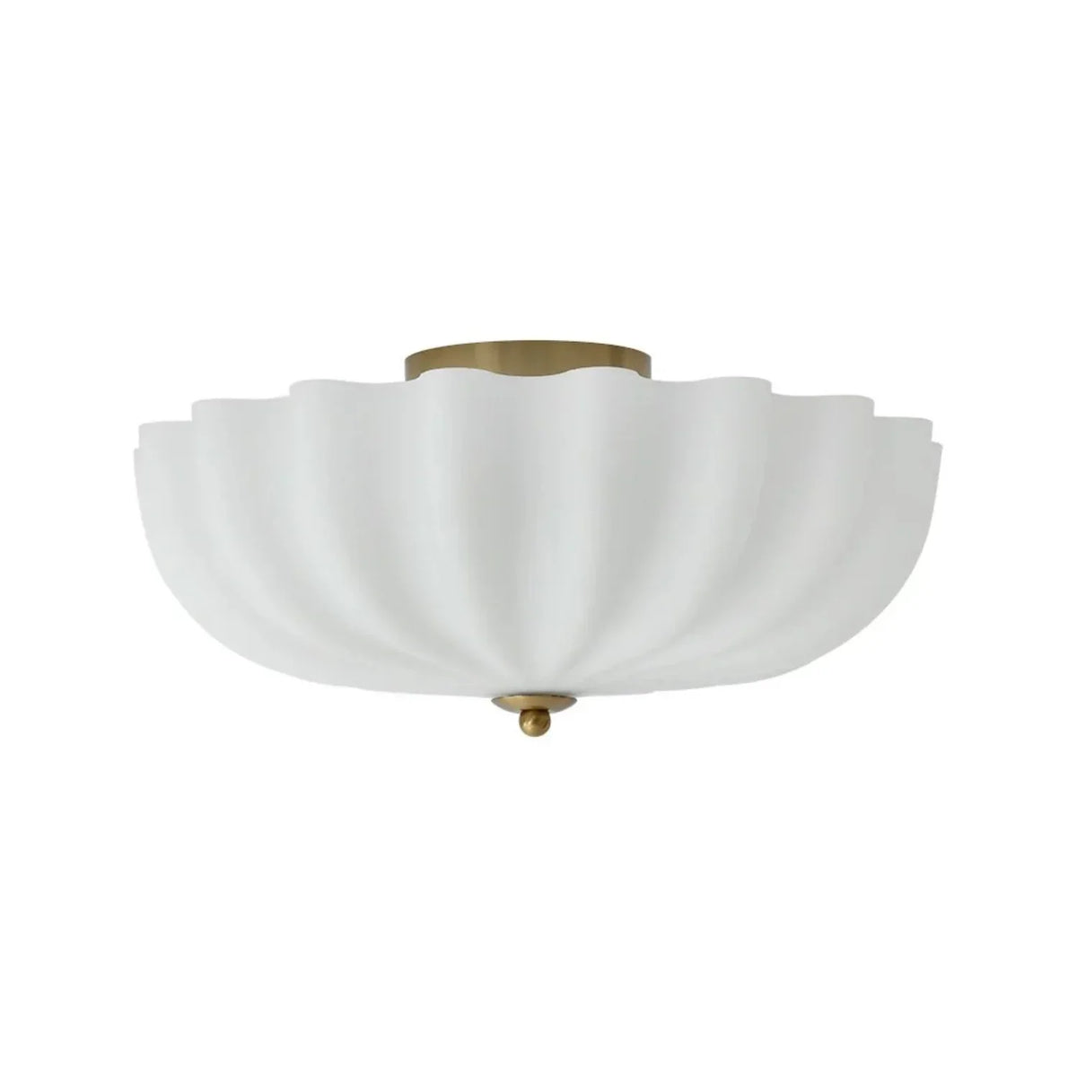 Liorah Daisy Glass Semi-Flush Ceiling Light