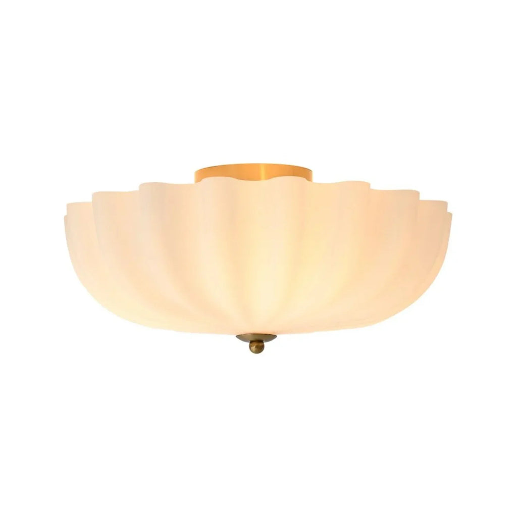 Liorah Daisy Glass Semi-Flush Ceiling Light