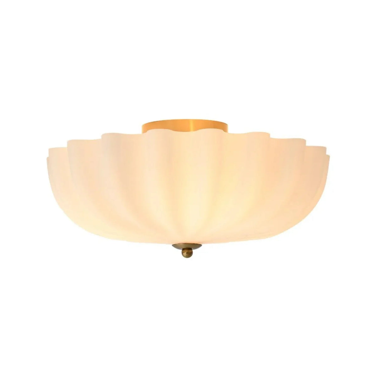 Liorah Daisy Glass Semi-Flush Ceiling Light