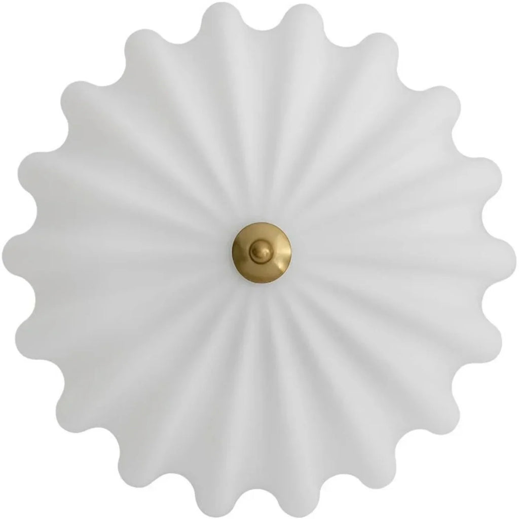 Liorah Daisy Glass Semi-Flush Ceiling Light
