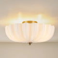 Liorah Daisy Glass Semi-Flush Ceiling Light