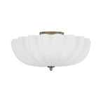 Liorah Daisy Glass Semi-Flush Ceiling Light