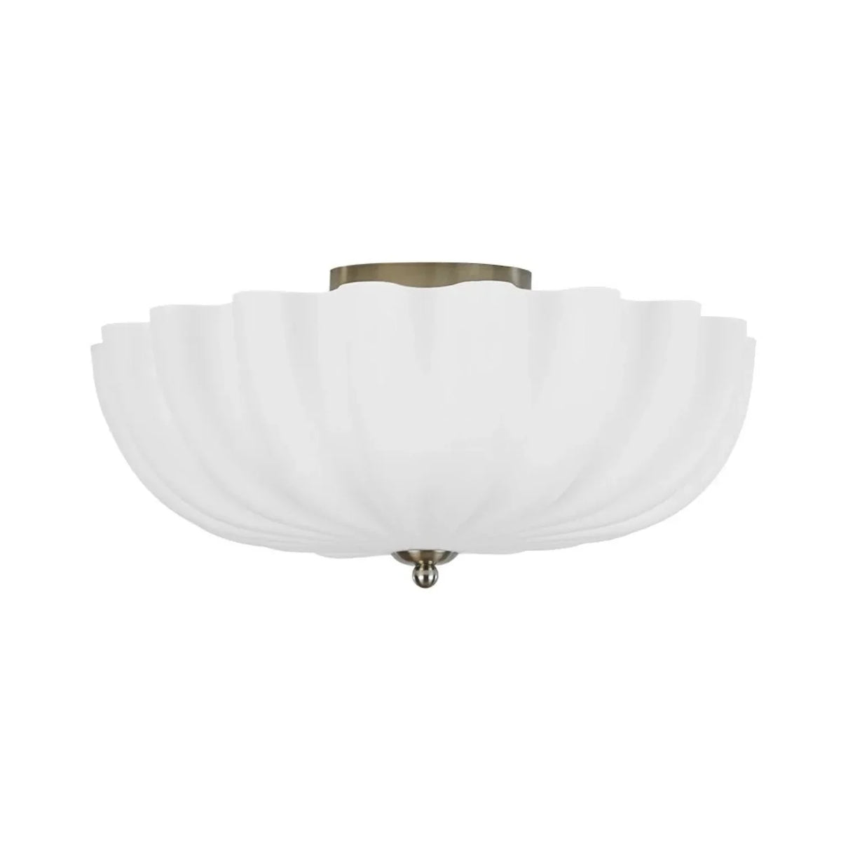 Liorah Daisy Glass Semi-Flush Ceiling Light
