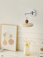 Lola Plug-In Disc Wall Light