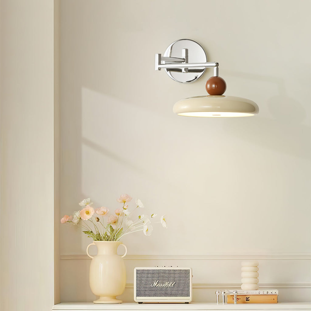 Lola Plug-In Disc Wall Light