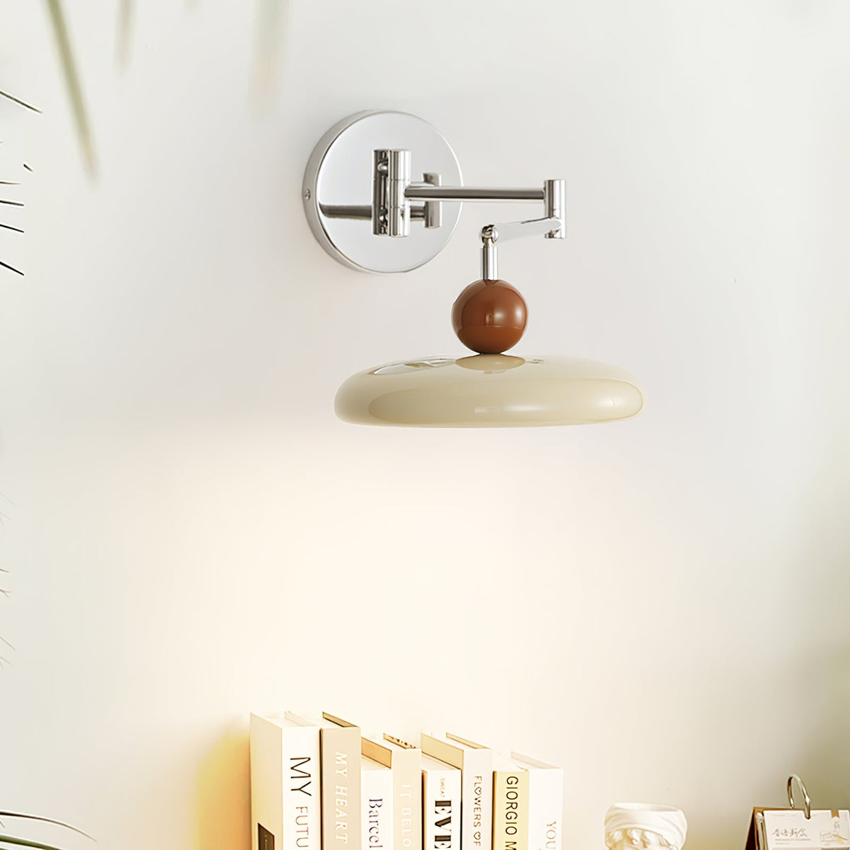 Lola Plug-In Disc Wall Light