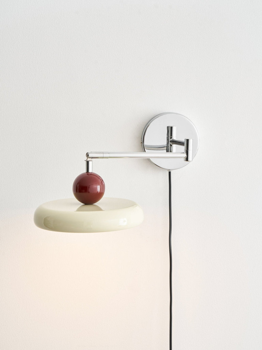 Lola Plug-In Disc Wall Light