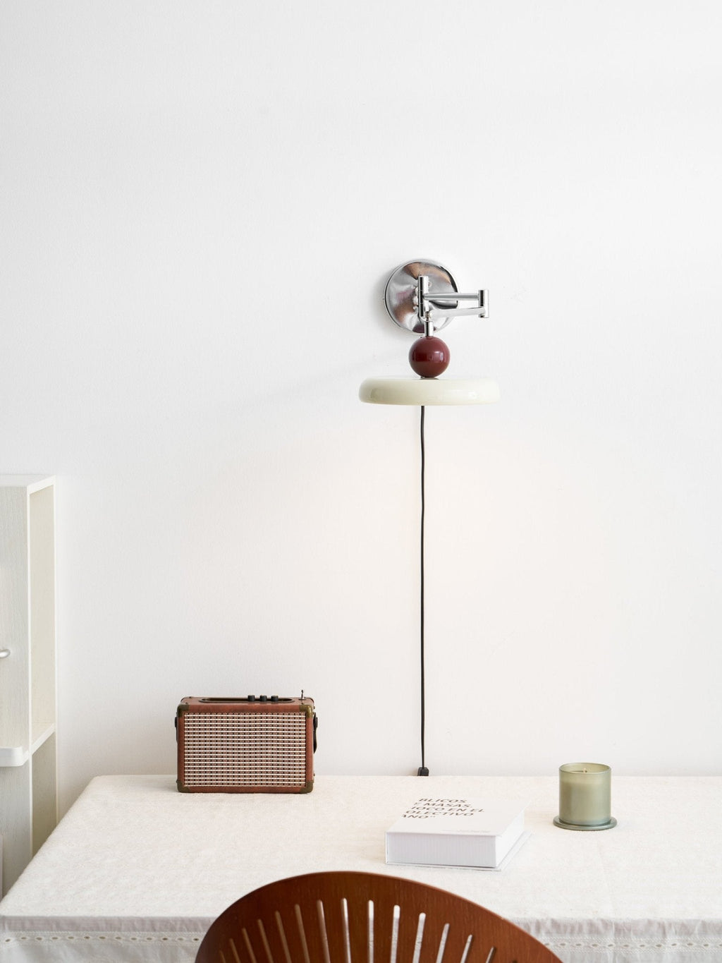 Lola Plug-In Disc Wall Light