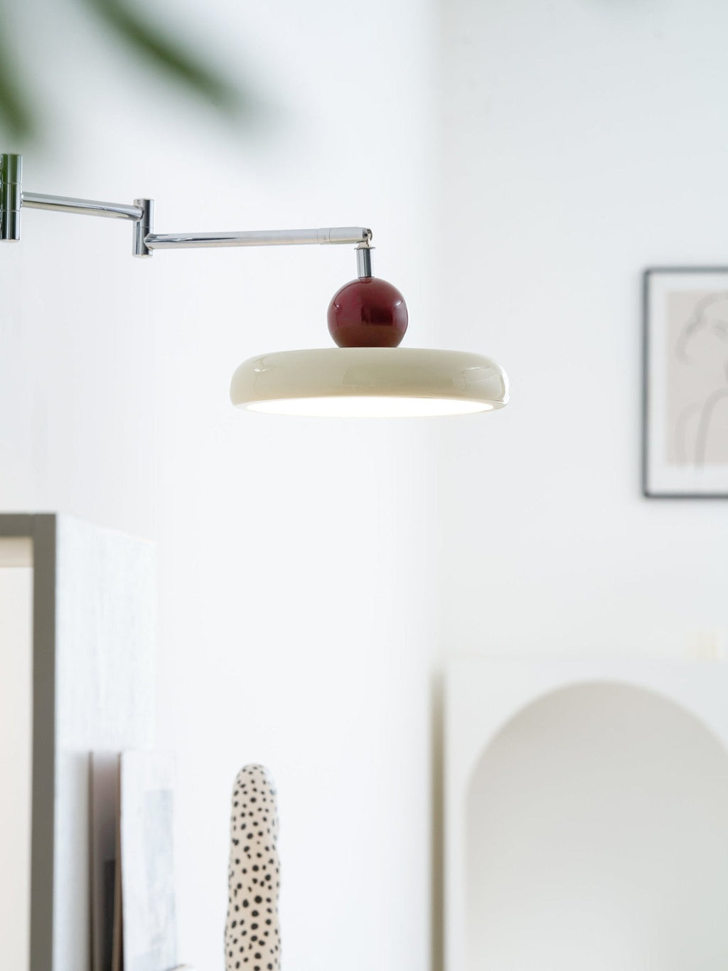 Lola Plug-In Disc Wall Light