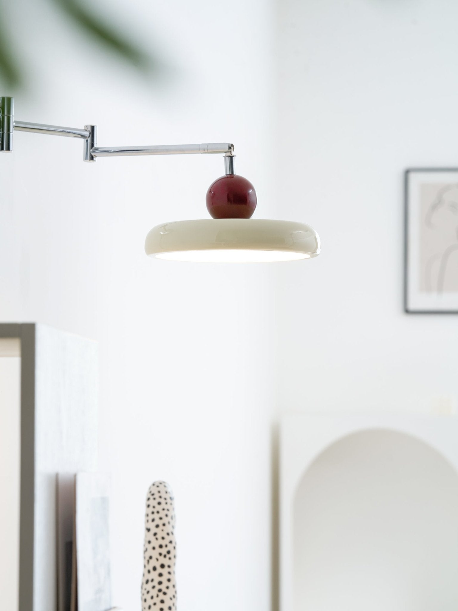 Lola Plug-In Disc Wall Light
