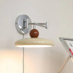 Lola Plug-In Disc Wall Light
