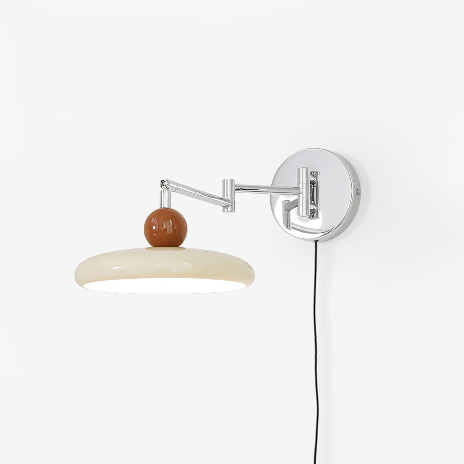 Lola Plug-In Disc Wall Light