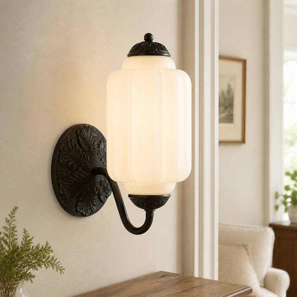 Eloise Vintage Glass Wall Sconce