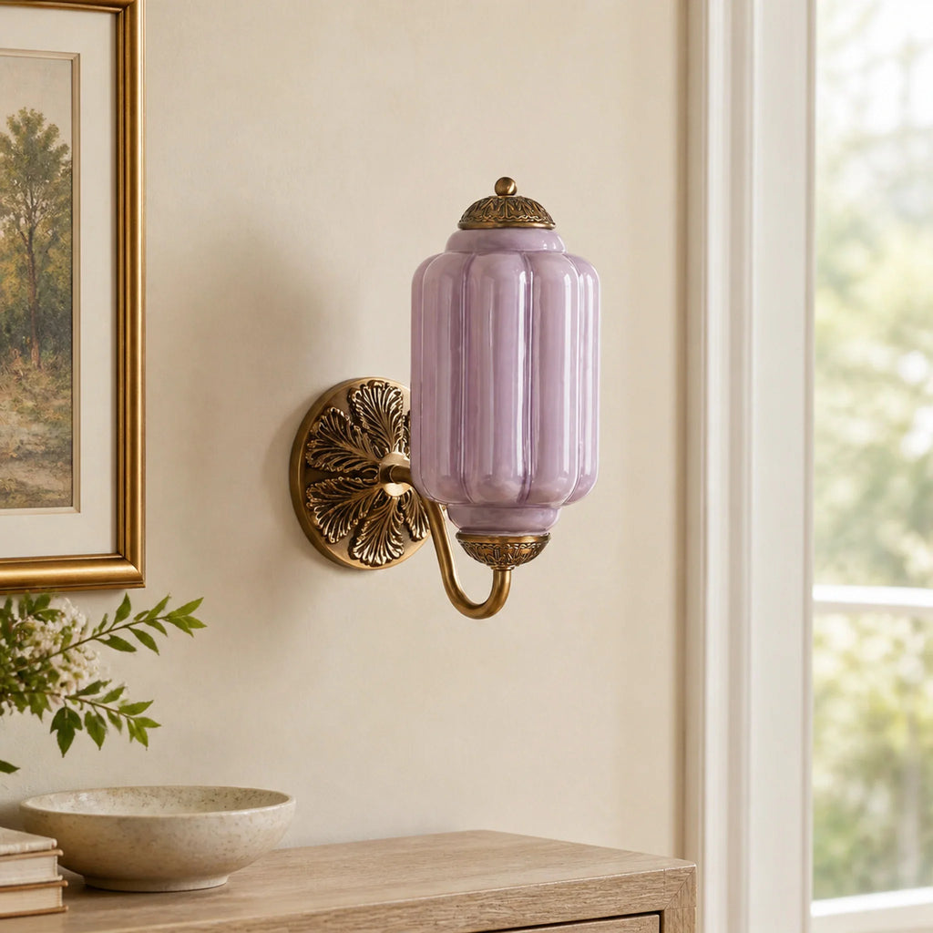 Eloise Vintage Glass Wall Sconce