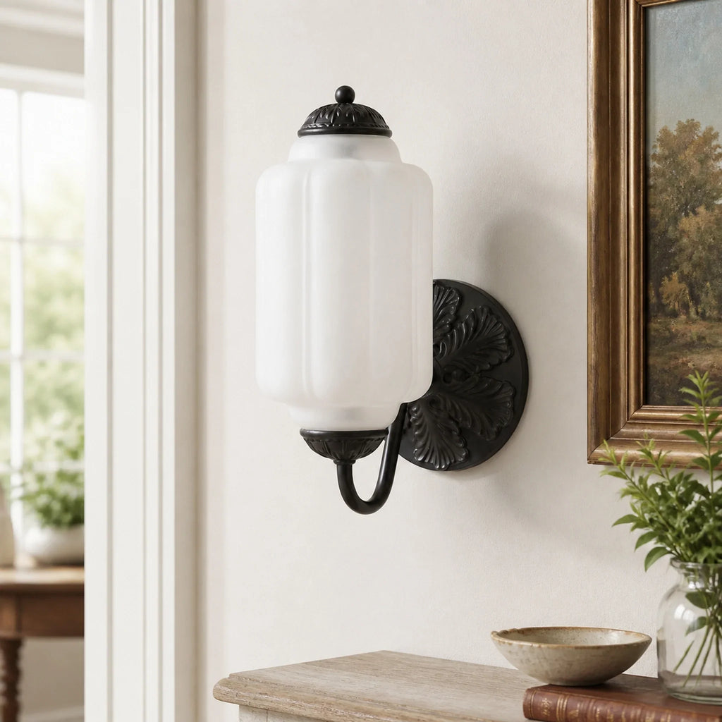 Eloise Vintage Glass Wall Sconce