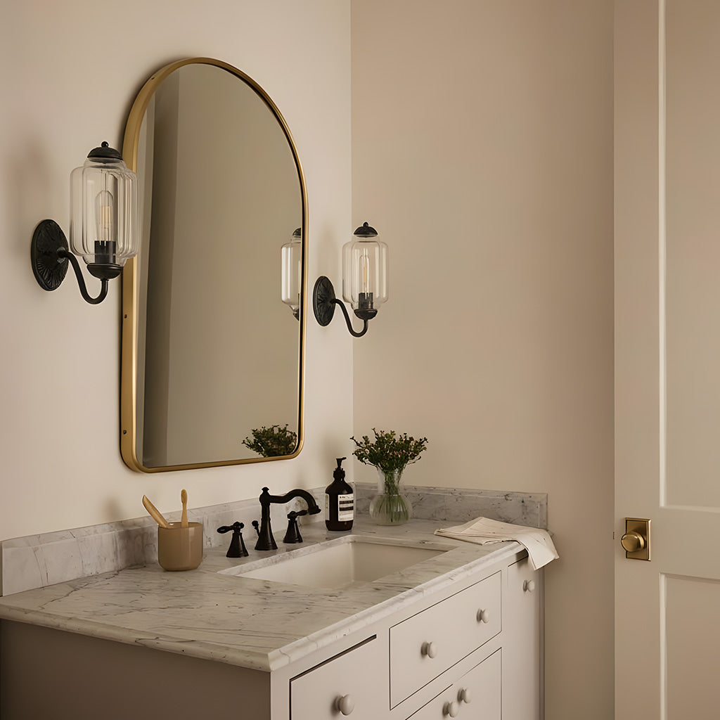 Eloise Vintage Glass Wall Sconce