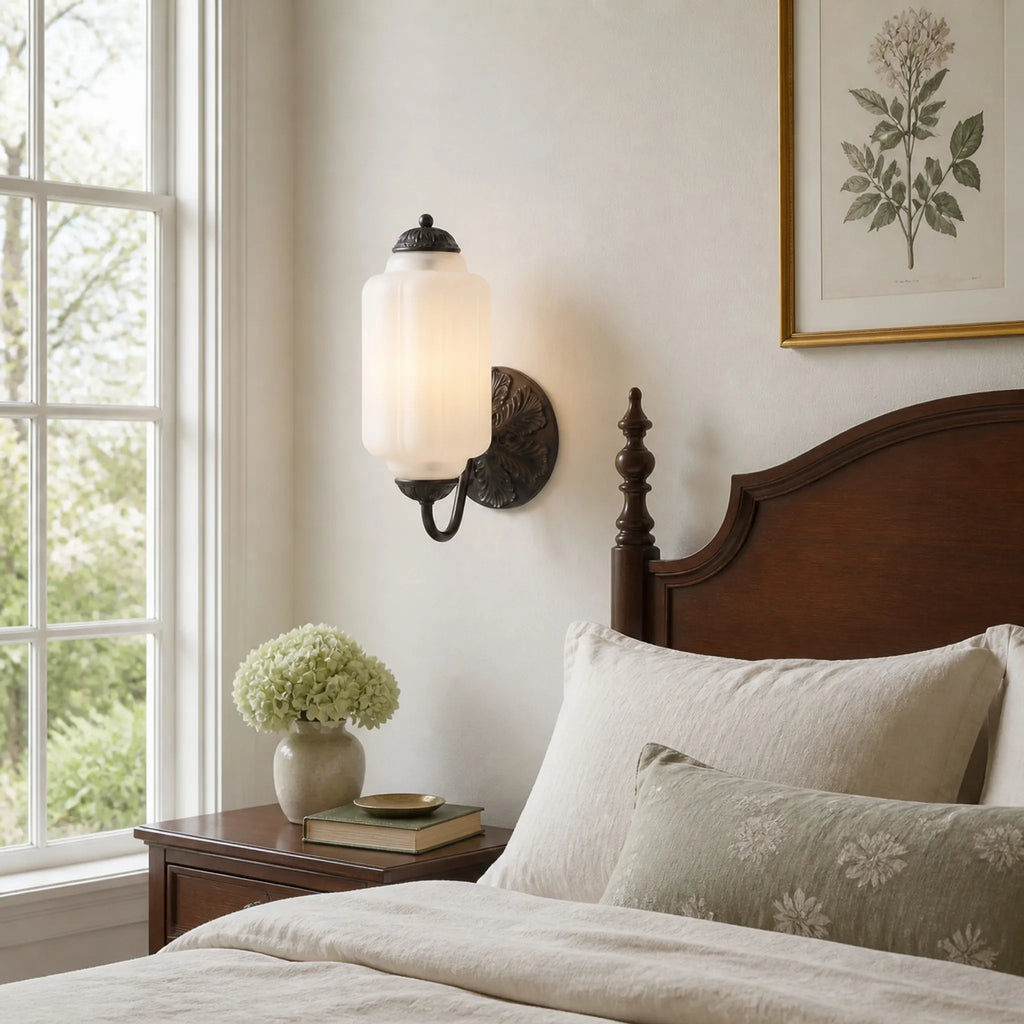 Eloise Vintage Glass Wall Sconce