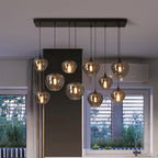 Hand-Blown Glass Pendant Light