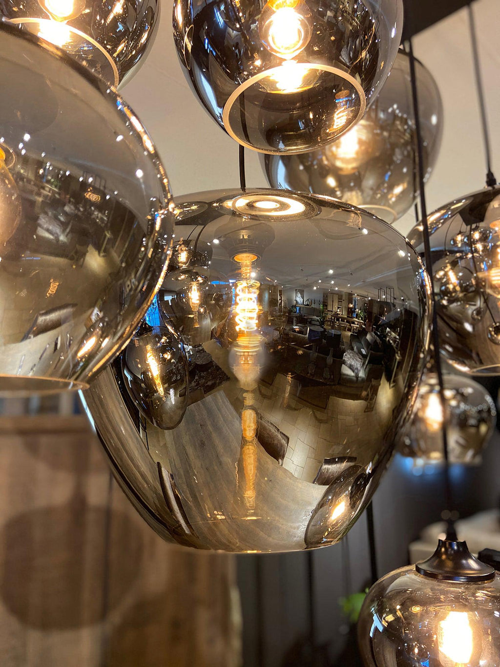 Hand-Blown Glass Pendant Light
