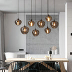 Hand-Blown Glass Pendant Light