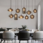 Hand-Blown Glass Pendant Light
