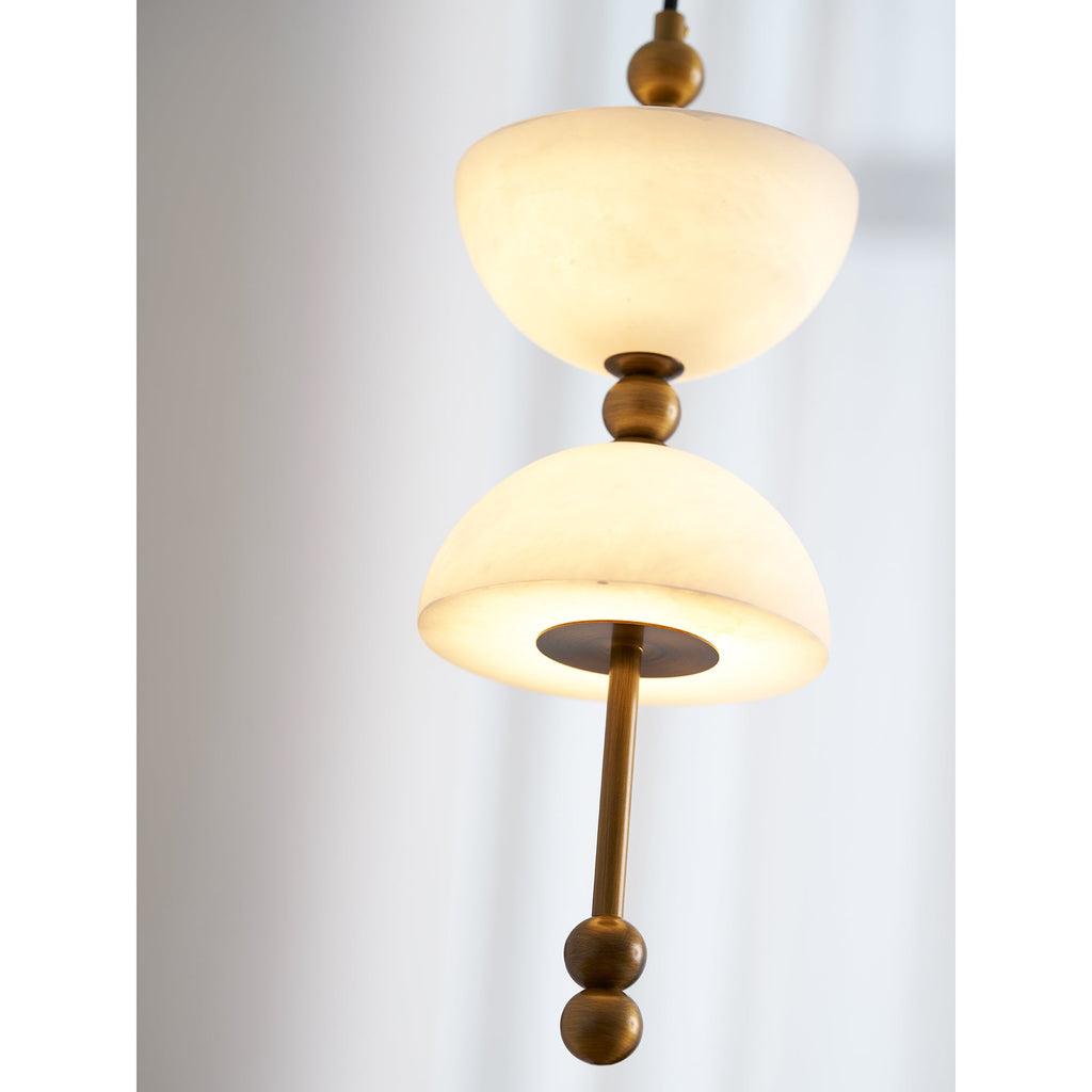 Lyra Alabaster Pendant Light