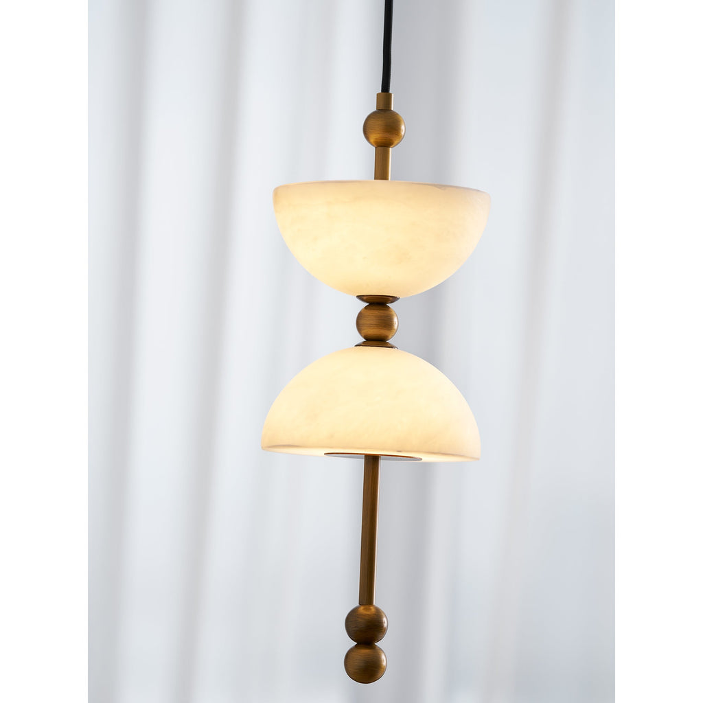 Lyra Alabaster Pendant Light